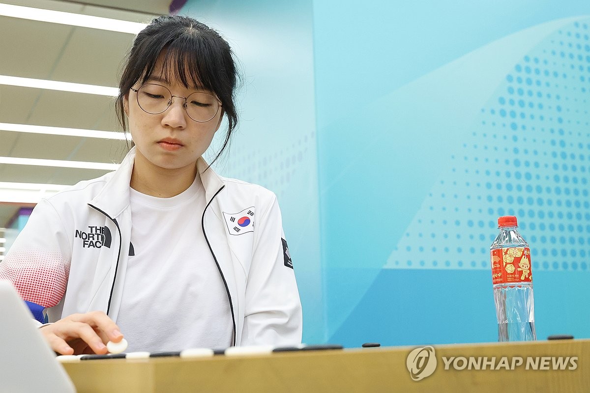 [아시안게임] 한국 여자바둑 단체전 은메달…중국에 1-2 패배(종합)