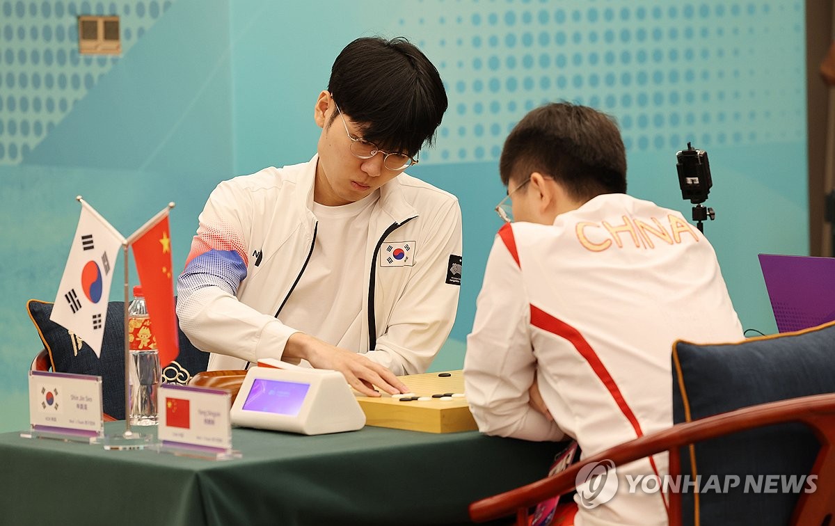 [아시안게임] 한국 바둑, 중국 꺾고 남자단체전 금메달…4-1 완승(종합)