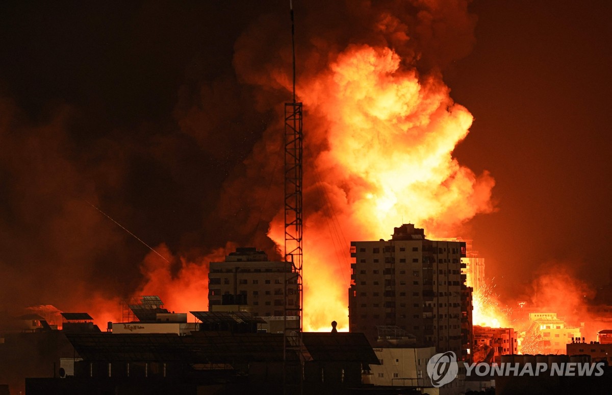 [이·팔 전쟁] 中관영지, 美 이스라엘 지원에 "위기에 기름 부을 것"