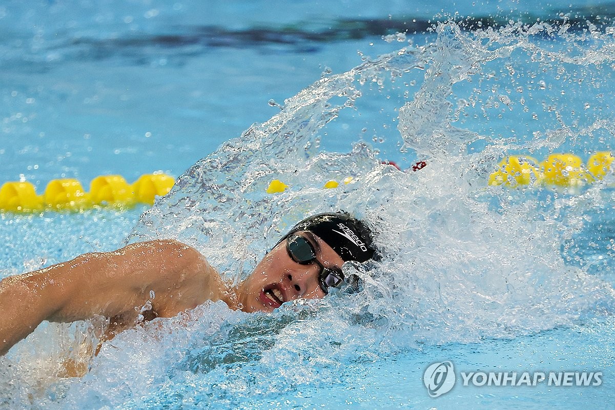 [전국체전] 수영 황선우, 박태환 또 넘었다…'최초 3년 연속 MVP'