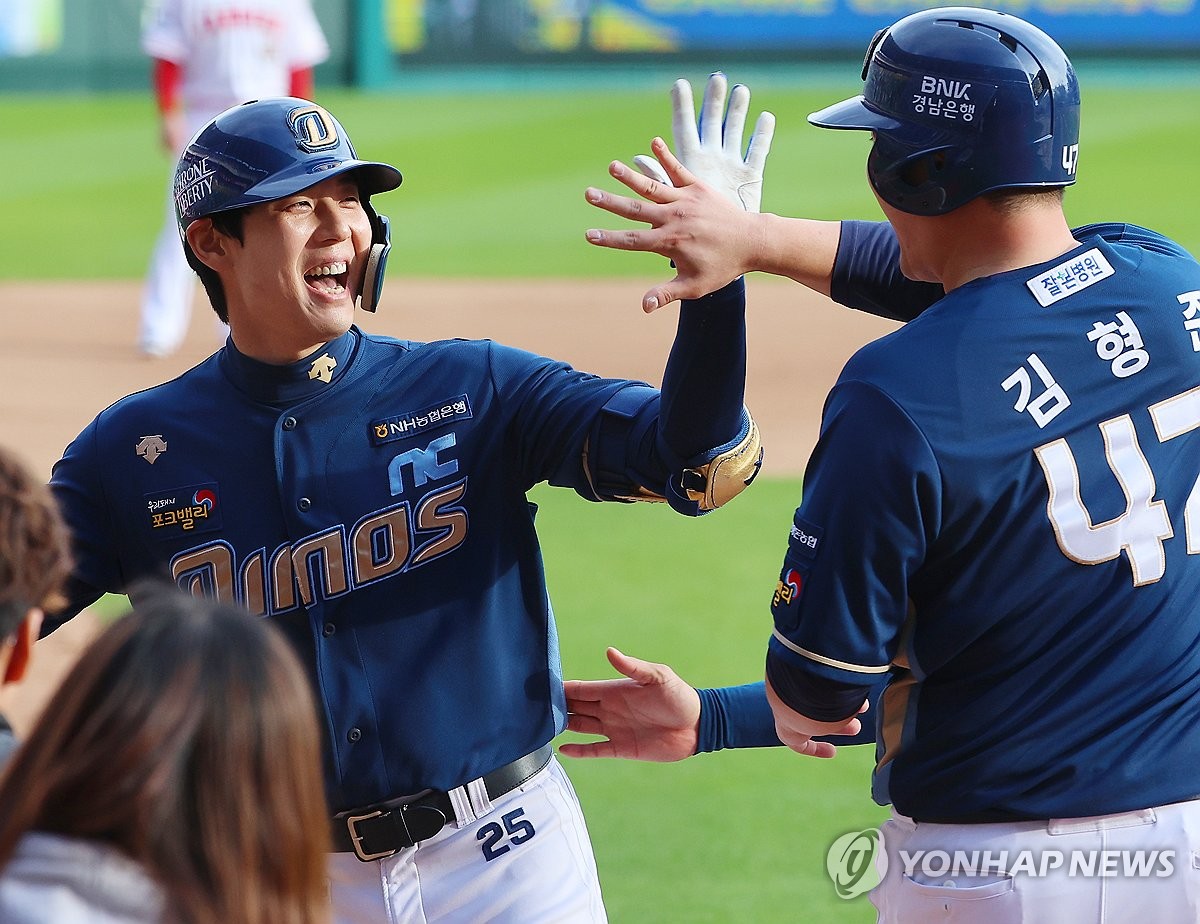 엘리아스 무너뜨린 한 방…NC 김성욱 "'제발 넘어가'라고 생각"(종합)