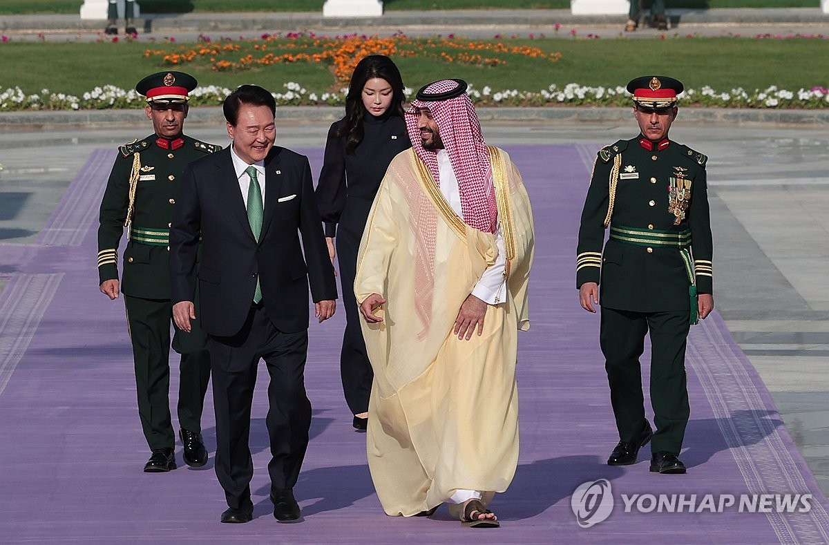 尹대통령, '사우디 진출' 50주년 기념식 참석…왕립대학 강연도