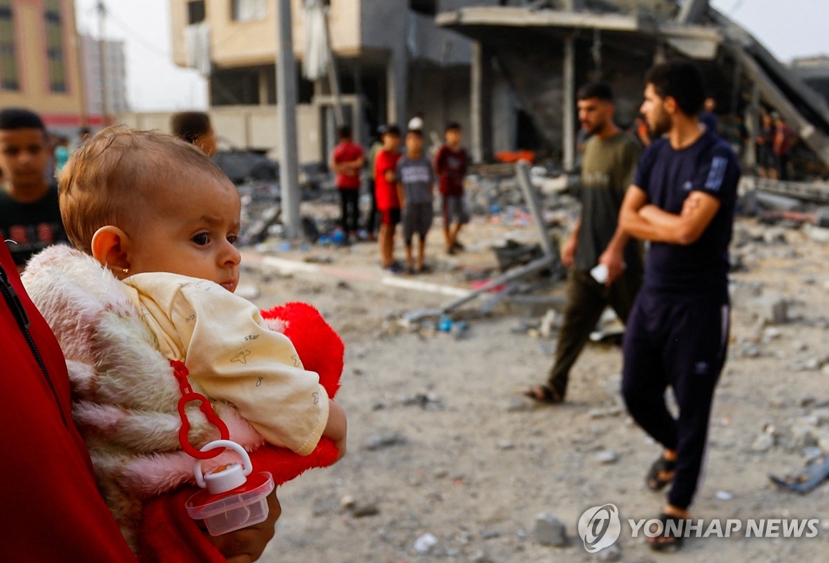 [이·팔 전쟁] "난민 되느니 죽겠다"…가자지구 주민 수십만 피란 거부