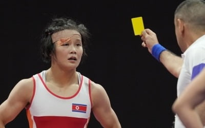 [아시안게임] 북한 여자 레슬링, 다잡았던 금메달 2개 코 앞에서 놓쳤다