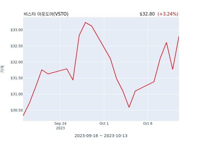 비스타 아웃도어(VSTO) 수시 보고 