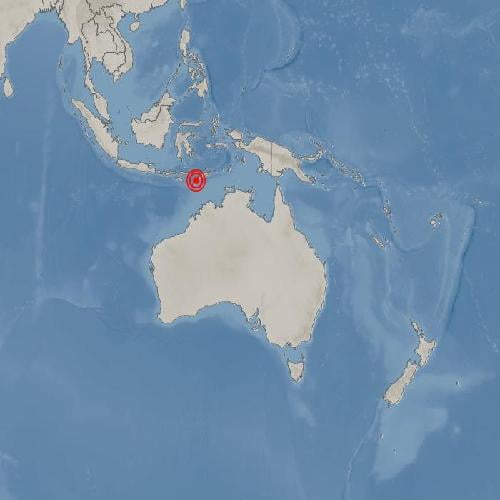 인도네시아 티모르의 지진 발생 지역/사진=기상청
