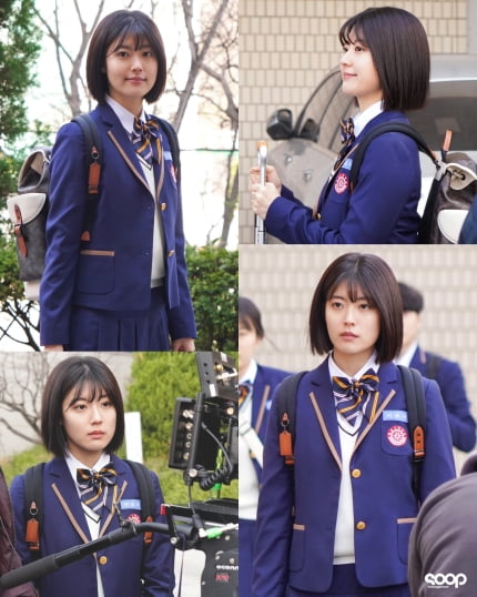 Nam Ji-hyun, high school student with short hair