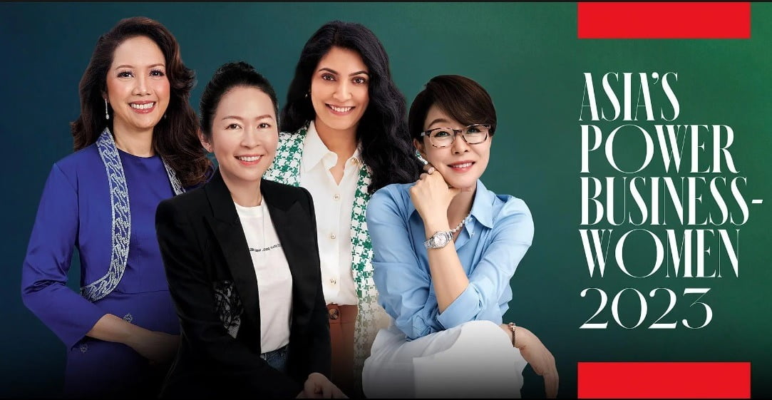 포브스가 선정한 2023 아시아에서 영향력 있는 비즈니스 여성. 가장 오른쪽이 이영희 삼성전자 글로벌마케팅실장(사장). 사진=포브스 홈페이지