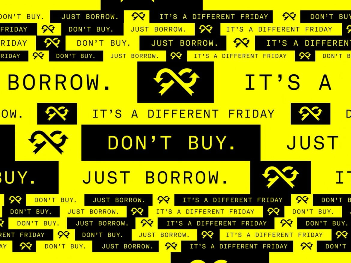 프라이탁의 새 캠페인 ‘Don’t Buy. Just Borrow’(사진=프라이탁 제공)