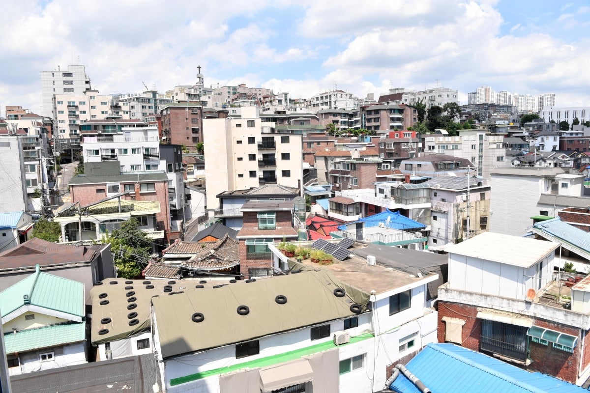 용산구 청파동 일대 빌라가 늘어서 있다. 한경DB