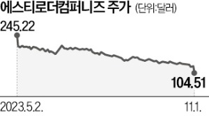 에스티로더·염차이나, 中서 고전…주가 급락