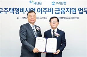 우리은행·HUG, 가로주택 이주비 지원