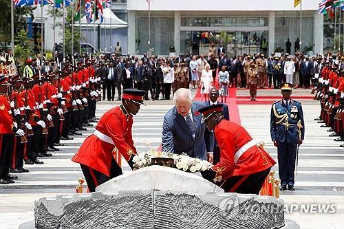 英국왕, 옛 식민지 케냐에 "악행 변명 여지없다"…사과는 안해