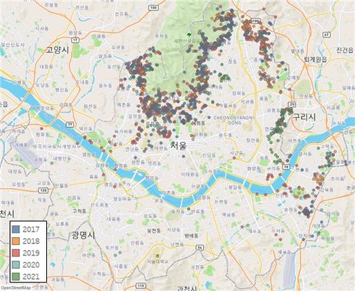 [고침] 사회(올해 서울서 멧돼지 신고 급증 288마리 포획…)