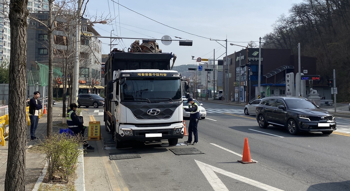 대전시, 도로파손 주범 화물차 과적 108대 적발