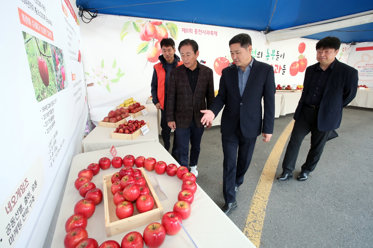 '사랑하는 사람과 함께' 제8회 홍천사과축제 개막