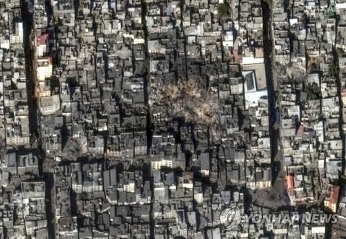 위성사진 보니…"가자지구 북부 건물 3분의 1 폭격 피해"