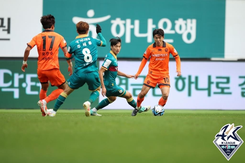 K리그1 11위 강원, 8위 대전 격파…꼴찌 수원과 '승점 4 차이'