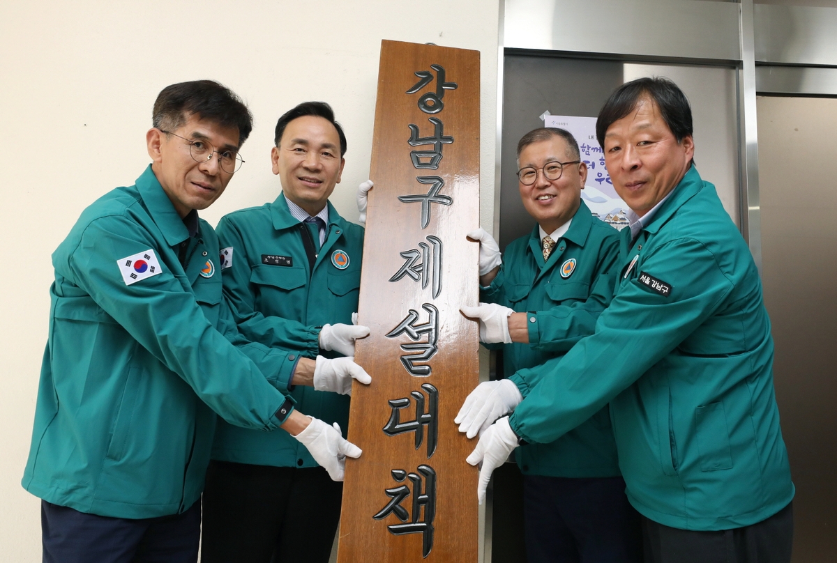 강남구 제설대책 가동…"구역 세분화로 신속 제설"