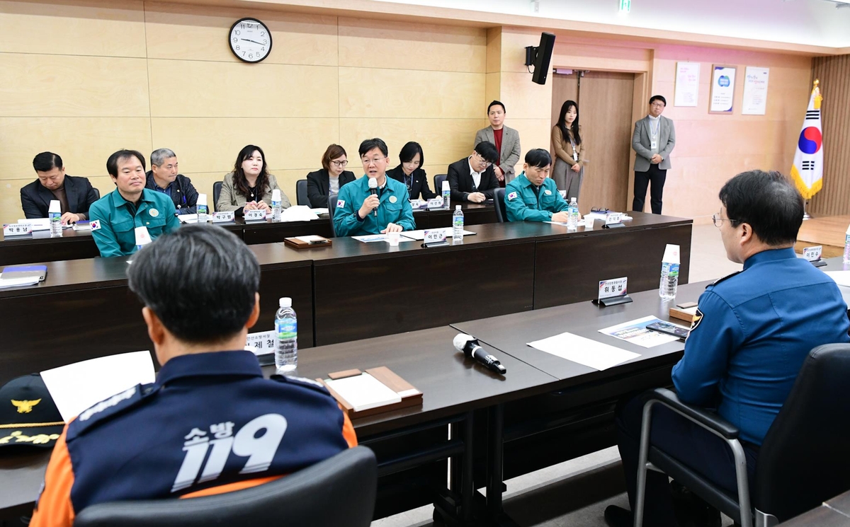 안산시, 경찰·소방과 민생안전회의…치안강화 4개 방안 논의