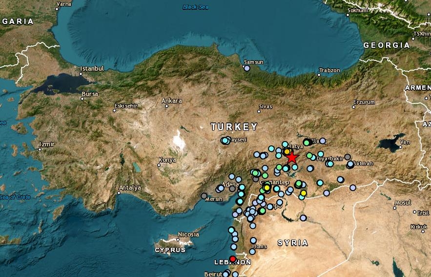 튀르키예 동부 내륙서 규모 5.2 지진