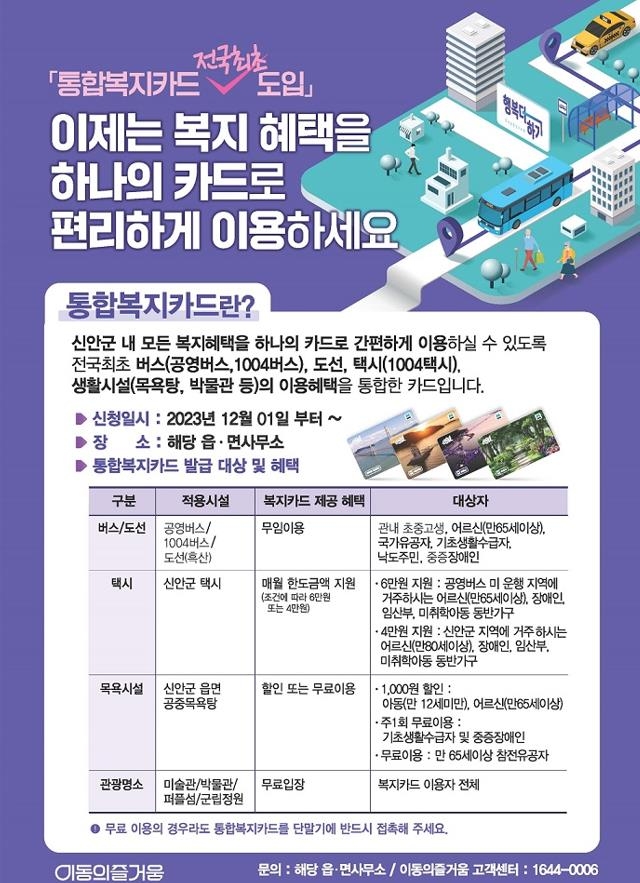 신안군, 전국 최초 통합복지플랫폼 연다