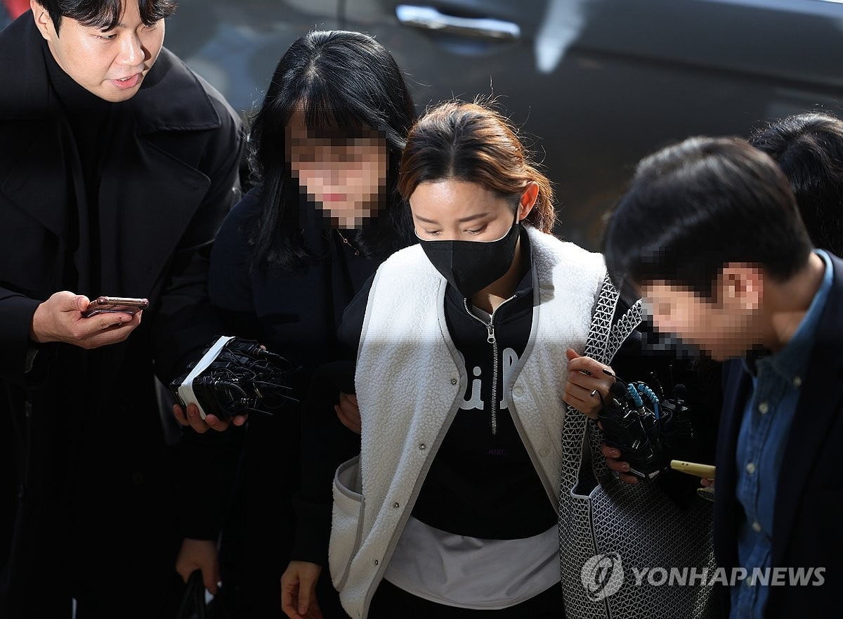 남현희 13시간 조사 받았다…전청조와 결국 대질조사