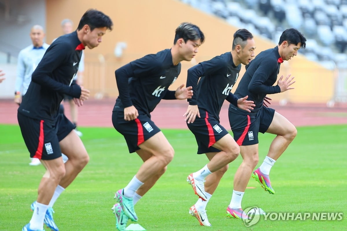 클린스만호, 중국전 '손·이·황' 호화 공격진 가동