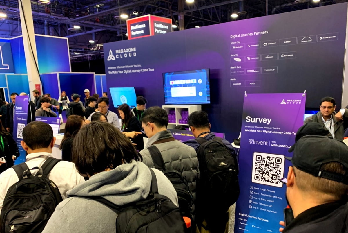 메가존클라우드, re:Invent 2023 부스 개설…국내 SW기업 해외진출 지원