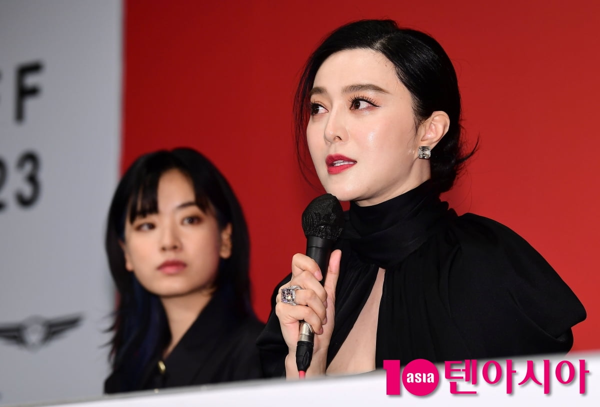 After the tax evasion controversy... Fan Bingbing spurs activities in Korea by shouting “I love you” to Lee Joo-young