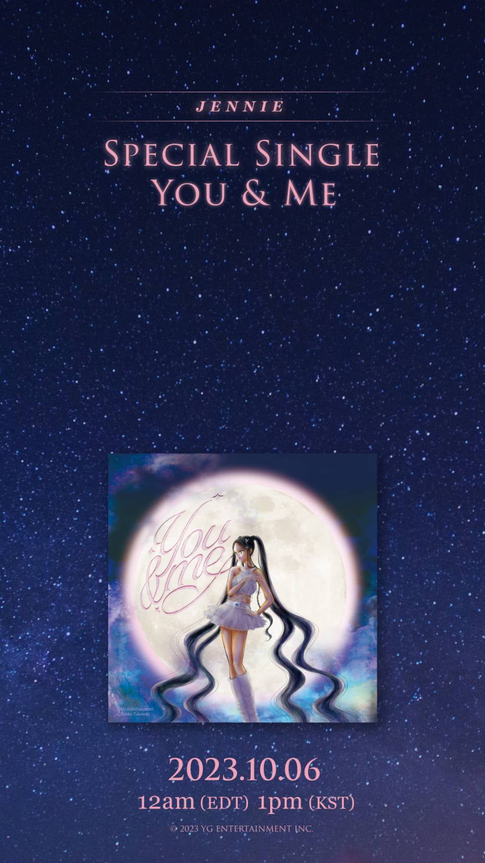 Blackpink Jennie releases ‘You & Me’ at 1pm today (6th)