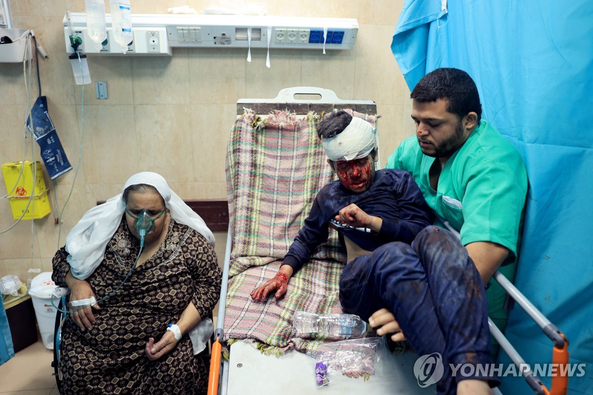 하마스측 가자지구 보건부 "이스라엘 공습에 일가족 41명 몰살"