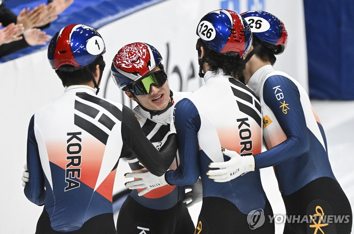 한국 쇼트트랙, 4대륙선수권 남녀 계주서 각각 금·은메달