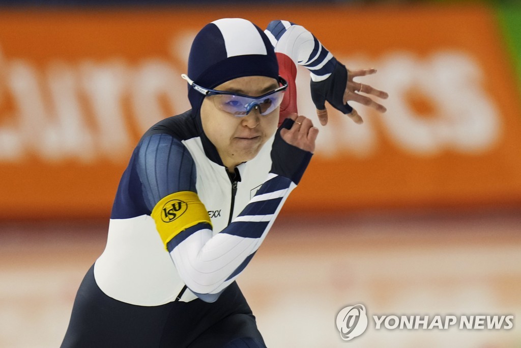 빙속 김민선, 1차 월드컵 500ｍ 2차 레이스 7위…38초34