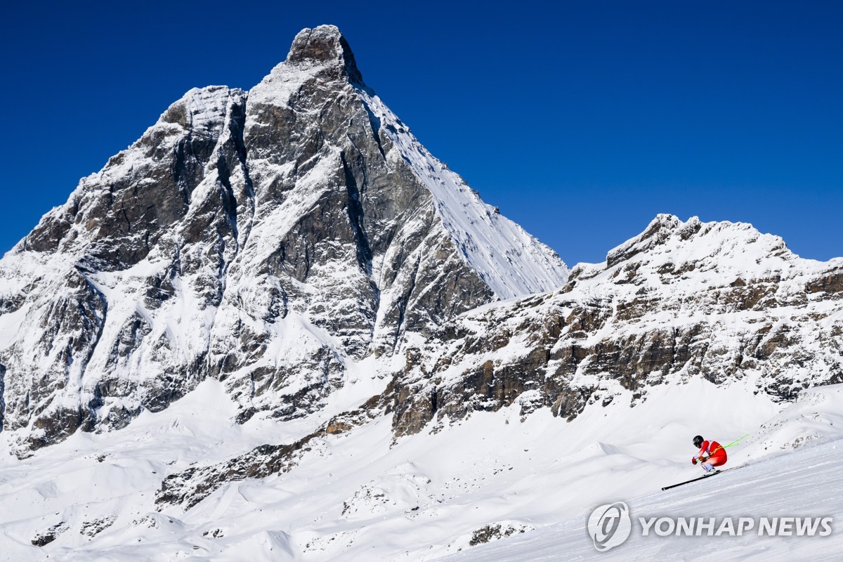 해발 3,700ｍ 마터호른서 스키 월드컵 개최…환경론자들은 반대