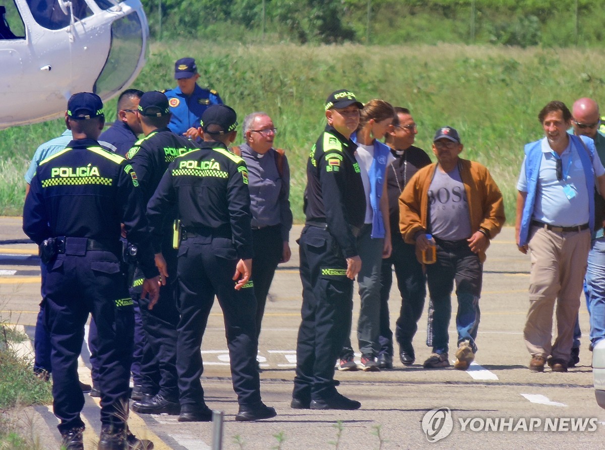 '반군에 피랍' 콜롬비아 축구선수 부친 12일만에 풀려나