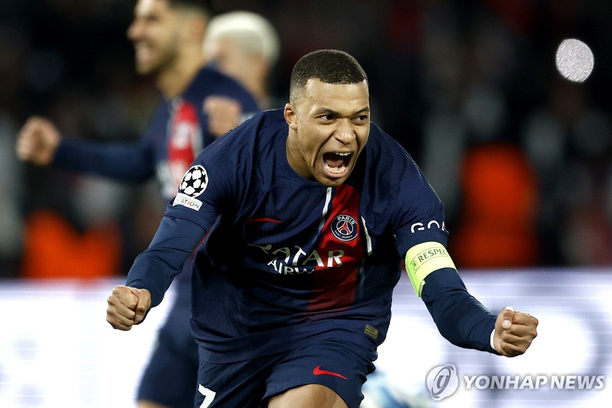 PSG, 뉴캐슬과 1-1 극적 무승부…음바페 추가시간 PK 동점골(종합)