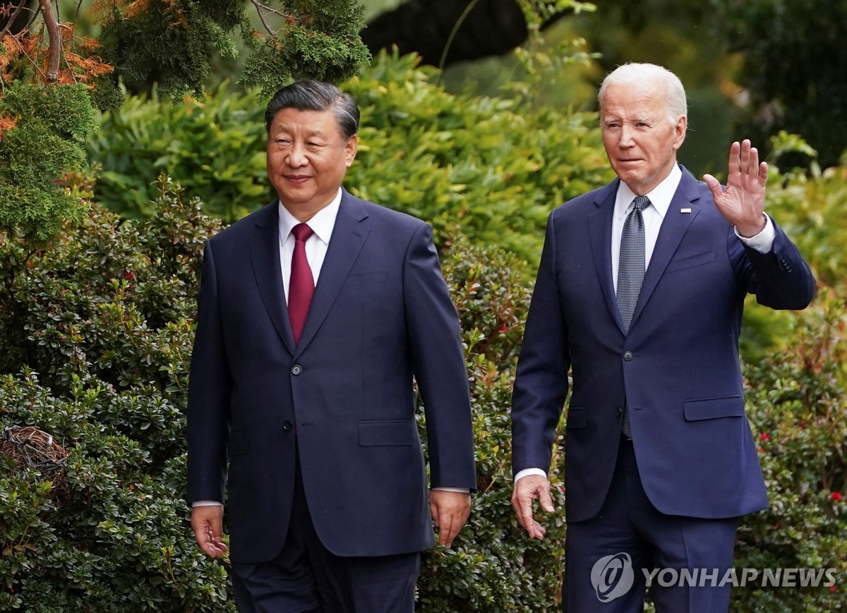 바이든 "미군에 맞설 기술 중국에 제공 안 한다"