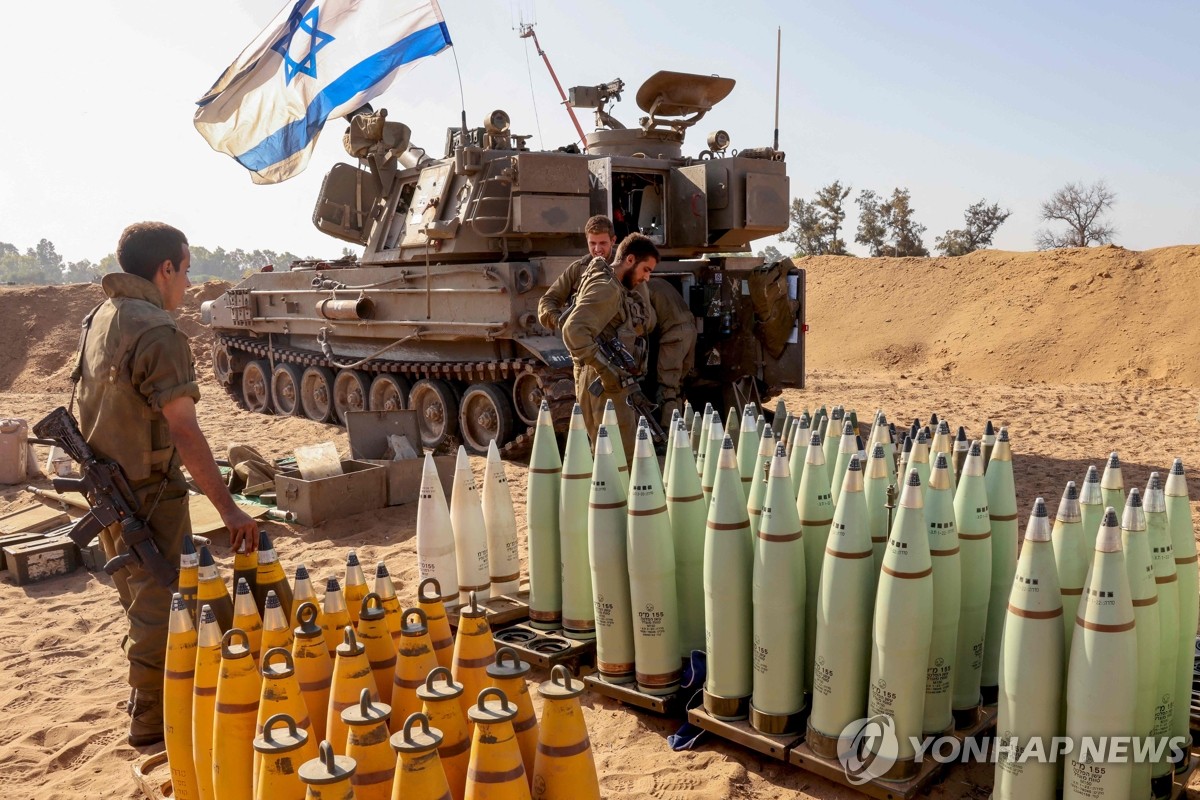 [이·팔 전쟁] 美 시민단체들, 155mm 포탄 이스라엘 지원 중단 촉구