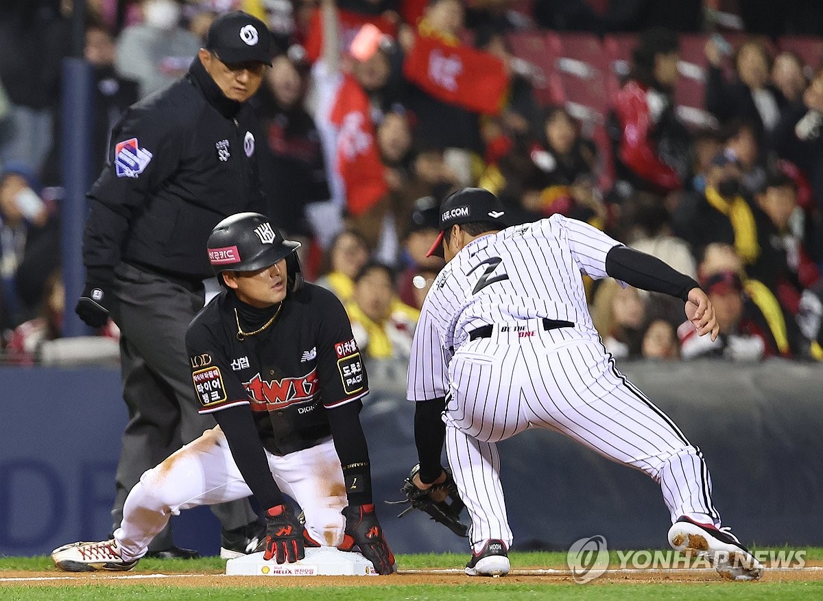 KS에서 핀 '찰나의 우정'…박해민 "김상수의 손을 살짝 잡았다"