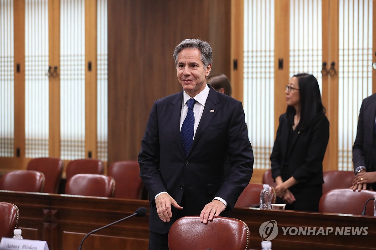 블링컨, 尹에 "인도·태평양 핵심 한국과 전략적 파트너십 강화"(종합)