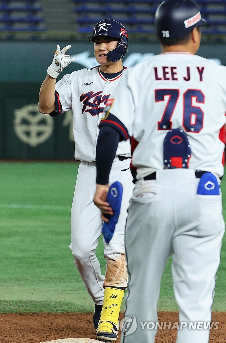 8개월 전 WBC '도쿄 참사' APBC서 설욕한 씩씩한 동생들