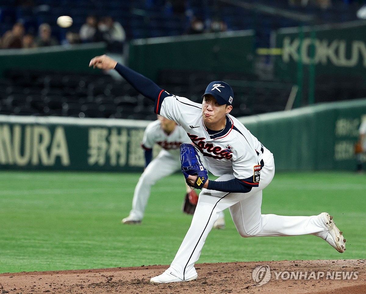 WBC 아쉬웠던 원태인, AG 거쳐 APBC서 유종의 미…"행복했다"(종합)