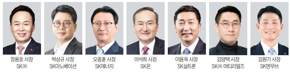 SK그룹, 주력 계열사 7곳 CEO 세대교체
