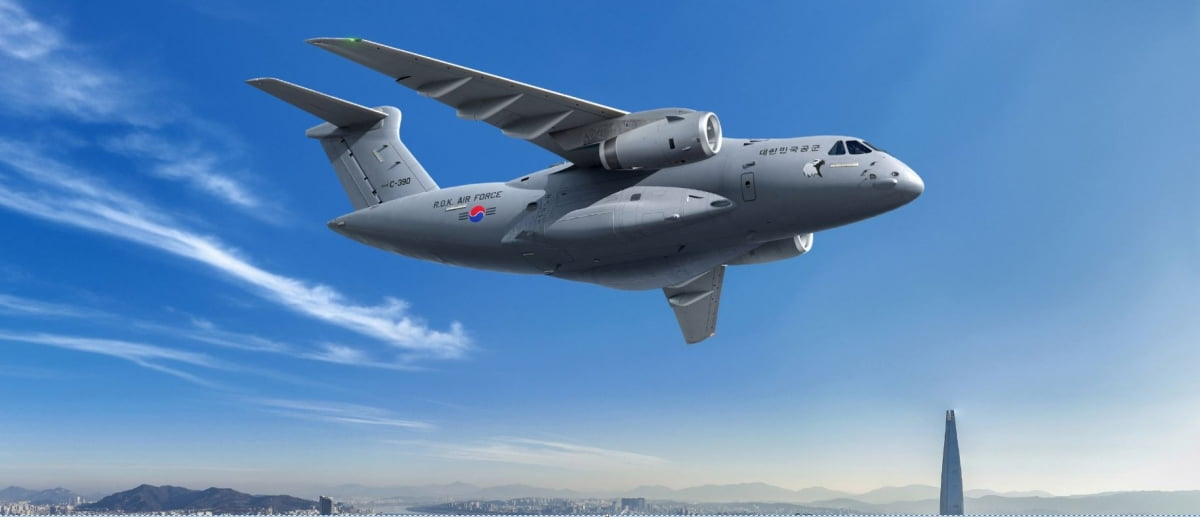 엠브라에르 사가 공개한 한국 공군의 C-390 개념도. / 엠브라에르 
