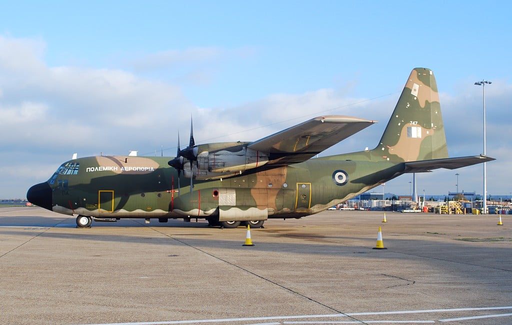 Aeronave de transporte C-130 da Força Aérea dos EUA / Wikipedia 