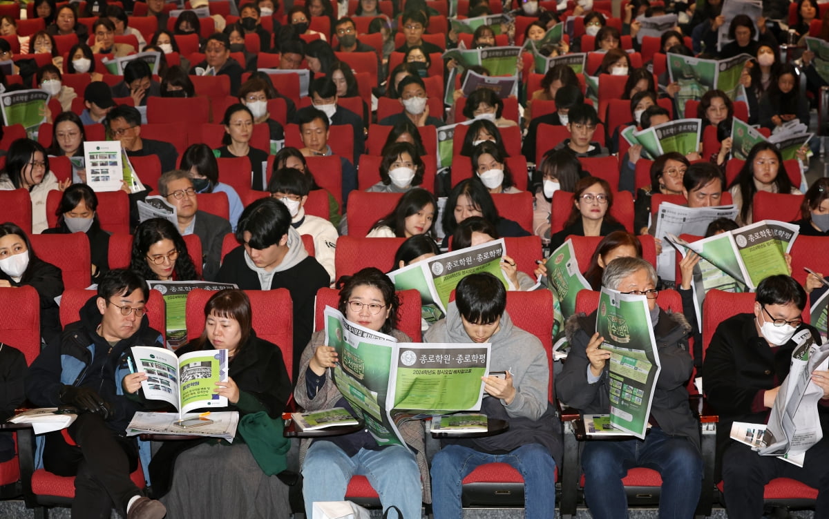 [포토] 발 디딜 틈 없는 대입설명회