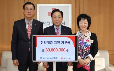 수협중앙회·수협은행, 취약계층 지원 기금 전달