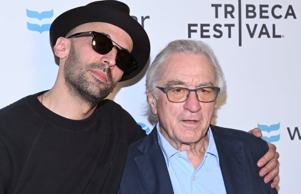 JR and Robert De Niro at Tribeca Festival at Art Basel in Miami Beach, Florida. (c)Stephen Lovekin for Tribeca 