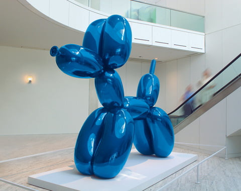쿤스의 대표작 '풍선 개'(Balloon Dog·1994~2000)  /제프 쿤스 스튜디오